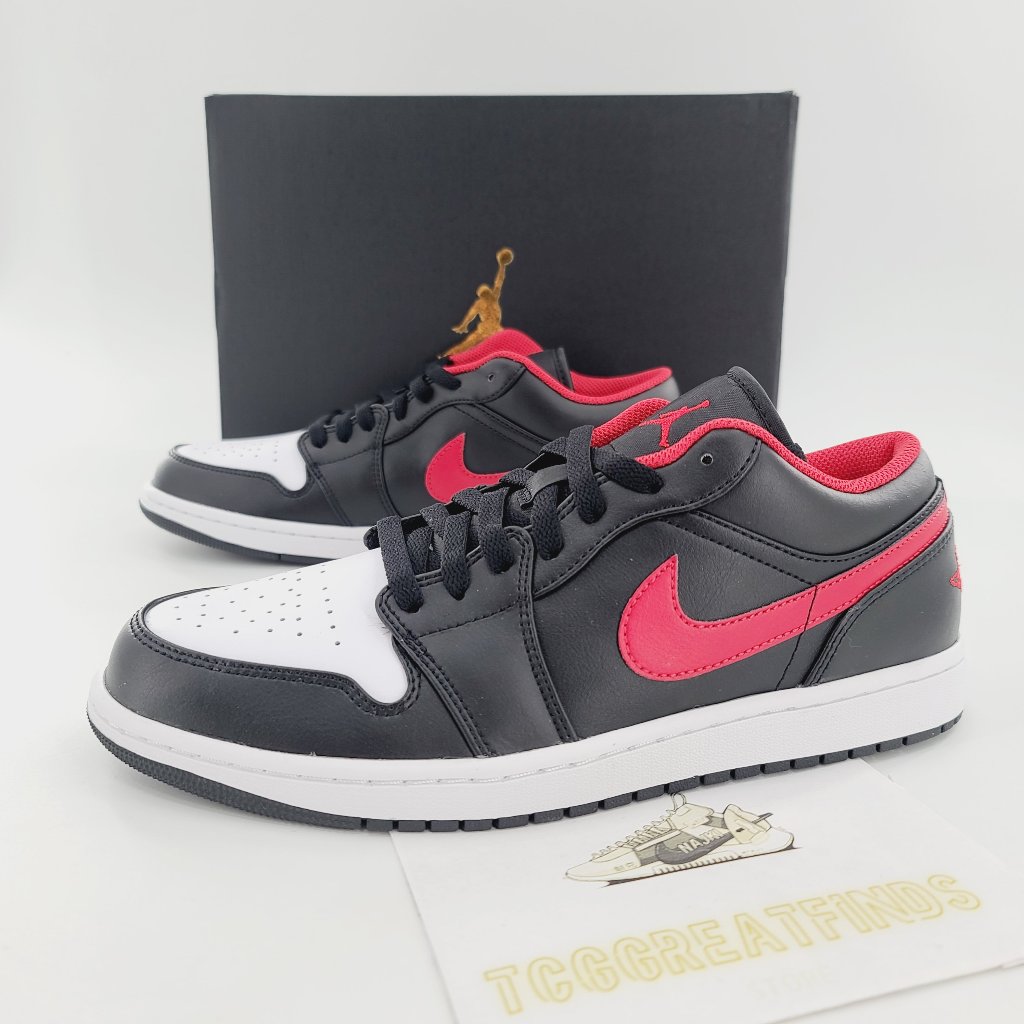 Nike Air Jordan 1 Low Black Fire Red